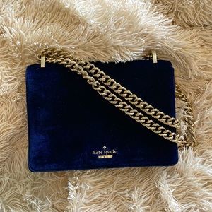 Kate Spade Marci Velvet Glap Chain Bag